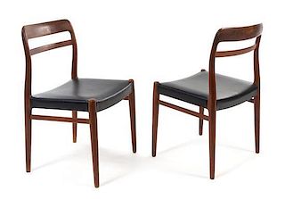 * Alf Aarseth, GUSTAV BAHUS & EFT, 1960s, a pair of chairs, model no. 145