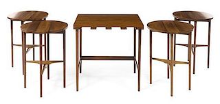 Bertha Schaefer (American, 1895-1971), SINGER & SONs, c.1950, a set of nesting tables, model no. 2112