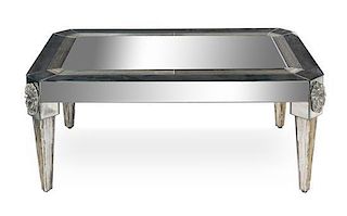 Richard Himmel (American, 1920-2000), USA, 1970's, a custom mirrored low table