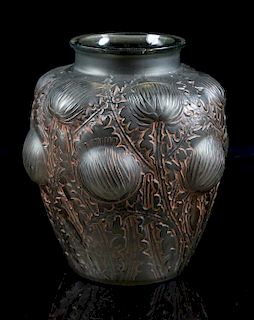 Rene Lalique, (French, 1860-1945), Domremy vase, model no. 979, c. 1926