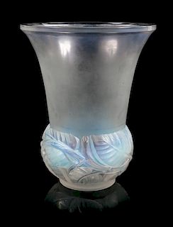 Rene Lalique, (French, 1860-1945), Lilas vase