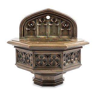 Henry Ives Cobb, (American, 1859-1931), a wall-mount drinking fountain from the University of Chicago Cobb Lecture Hall, Chic