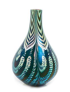 * Orient & Flume, CHICO, CA, an iridescent glass vase