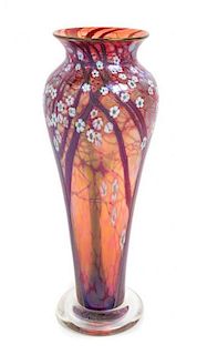 * Orient & Flume, CHICO, CA, a glass vase by Bruce Sillars and Scott Beyers