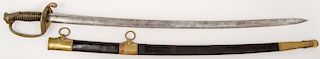 U.S. Model 1850 Foot Officers sword