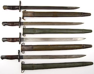 Lot of Four 1917 Bayonets