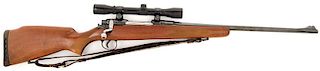 Custom Sporting Rifle Made from 1917 Enfield Action with Scope