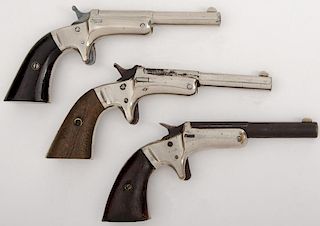 Lot of Three Model 41 Stevens Pistols