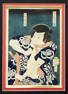 Kunichika,   Japanese (1835-1900), (Actor Portrait),