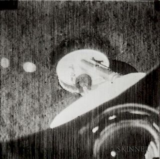 Recorded by a Television Camera Aboard the Surveyor 1 Spacecraft
