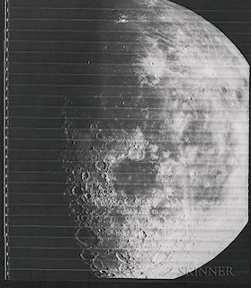 Taken by a Camera Aboard the Lunar Orbiter 4 Spacecraft