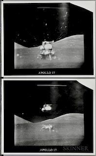 Taken by an RCA TV Camera Mounted to the Lunar Rover