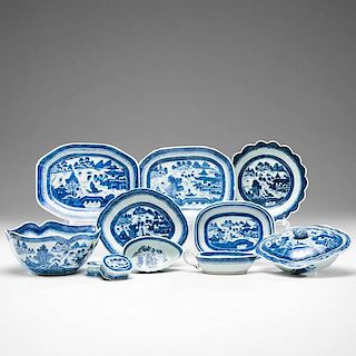 Chinese Export Canton Porcelain Tablewares 