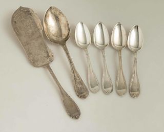 Assorted California Silver Spoons & Serving Pieces