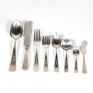 Whiting Oriana Sterling Flatware Set 