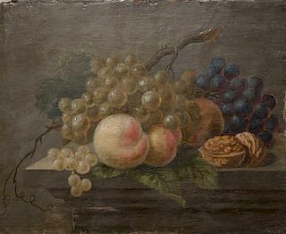 Manner of ADRIAEN COORTE, (fl. 1660-1707), Still Life with Fruit