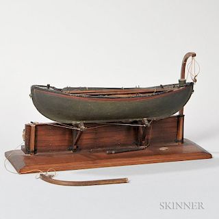 Carved and Painted Whaleboat Model