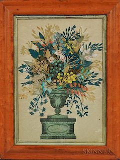 Framed Urn of Flowers Commemoration