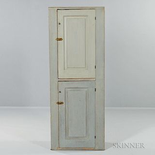 Small Gray-painted Cabinet