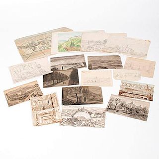 Collection of Drawings by Albert Ruger 