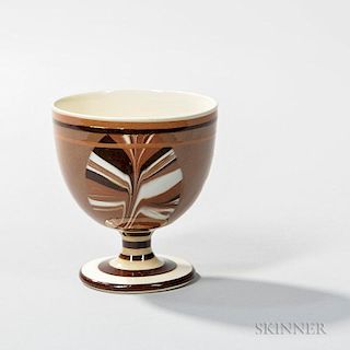 Dipped Fan Footed Goblet