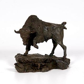 Bronze Buffalo by Adam Rose  