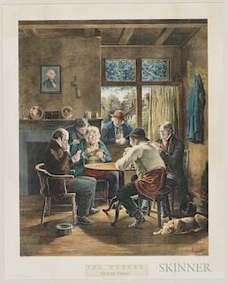 Currier & Ives, Publishers (American, 1857-1907) Lithograph The Rubber