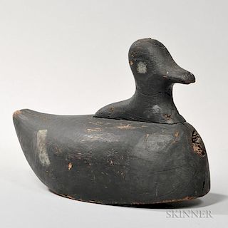 Carved and Painted Goose Decoy