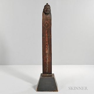 Carved Indian-form Acre Marker "FEARHAKE,"