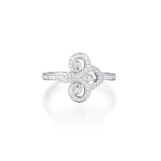 Tiffany & Co. Diamond Fleur de Lis Ring