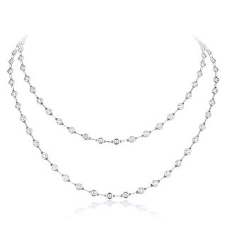 Tiffany & Co. Elsa Peretti Diamond by the Yard Chain Necklace
