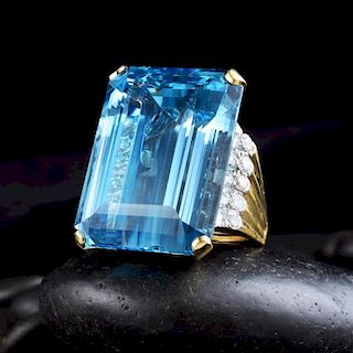An Impressive Aquamarine Ring