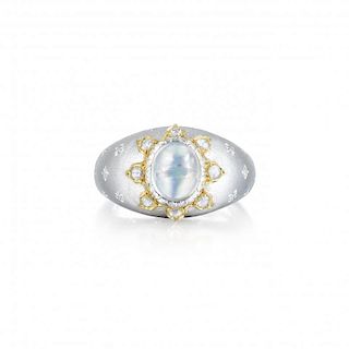 Buccellati Musone Opal and Diamond Ring