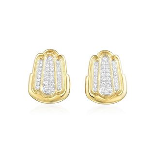 David Webb Diamond Earrings