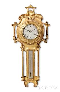 John Taylor Gilt Cartel Clock