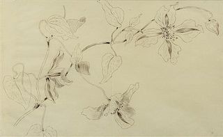 * Emile Galle, (French, 1846-1904), Botanical Study