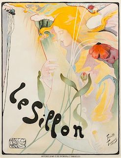 * Fernand Toussaint, (Belgian, 1873-1956), Le Sillon, 1895