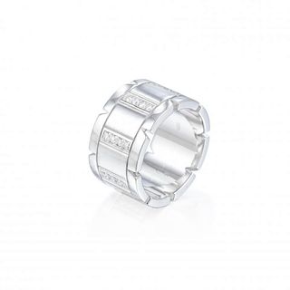 Cartier Tank Francaise Diamond Ring, Large