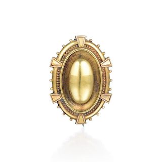 Victorian Gold Pin/Locket