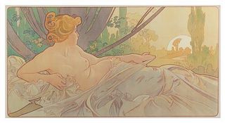 * Alphonse Mucha, (Czech, 1860-1939), Dawn, 1899