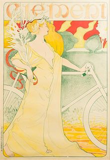 * Arthur Foache, (French, 1871-1967), Cycles clement, c. 1900