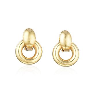 Hermes Gold Earrings