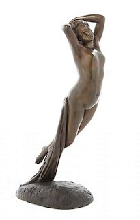 * An French Bronze Figure, Height 13 1/4 inches.