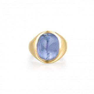 A Men's Sapphire Ring