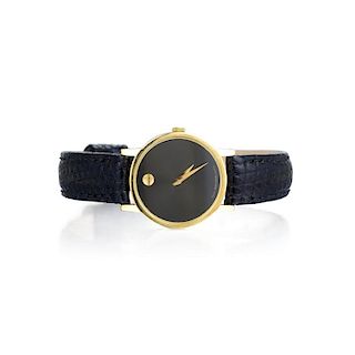 Movado Ladies Gold Museum Watch