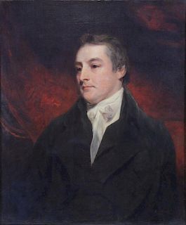 HOPPNER, John. Oil on Canvas. Portrait of W. James