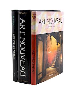 * A Collection of Sixteen Reference Books Pertaining To Art Nouveau,