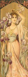 * Mary Golay, (British, 1869-1944), Elegance, c. 1904