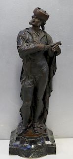 Justo De Gandarias,  Signed Bronze Figure.