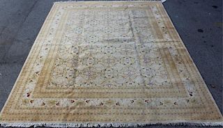 Vintage and Finely Woven Handmade Carpet with